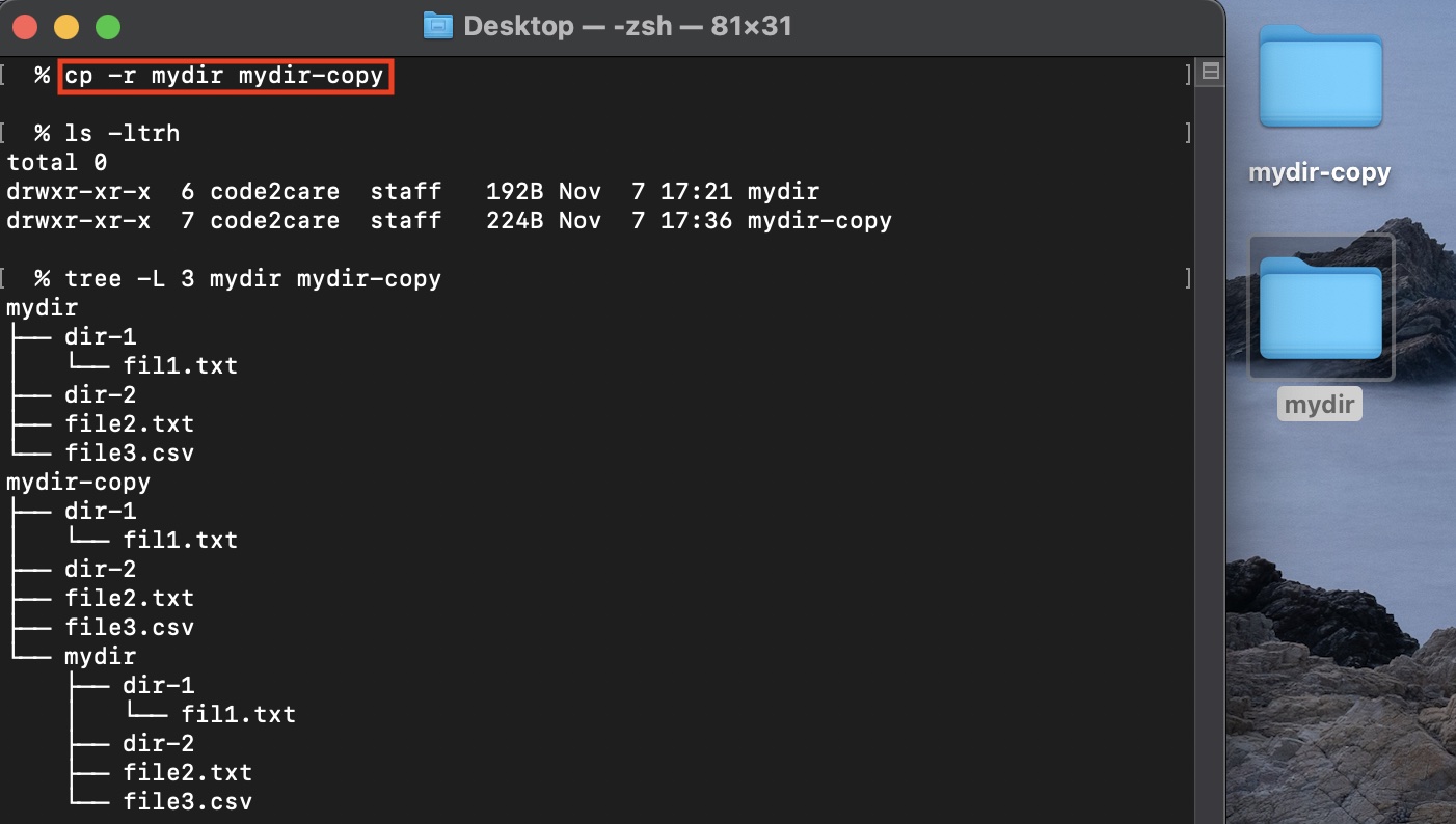 How to Copy Entire Directory to another Directory in Linux